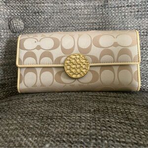 Coach Alexandra Signature Slim Envelope Wallet